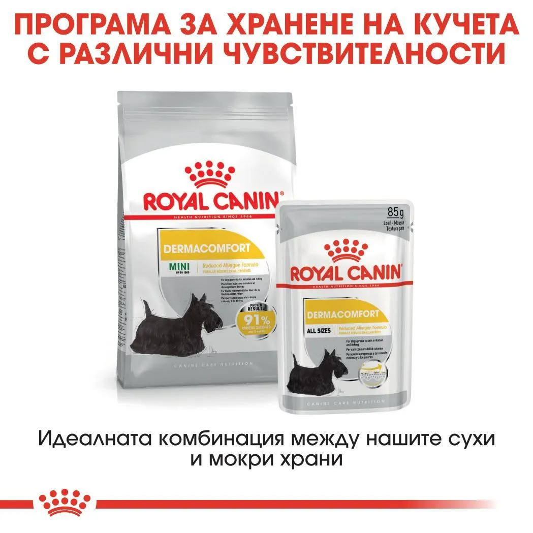 ROYAL CANIN® CCN DERMACOMFORT пастет 85г - изображение 2