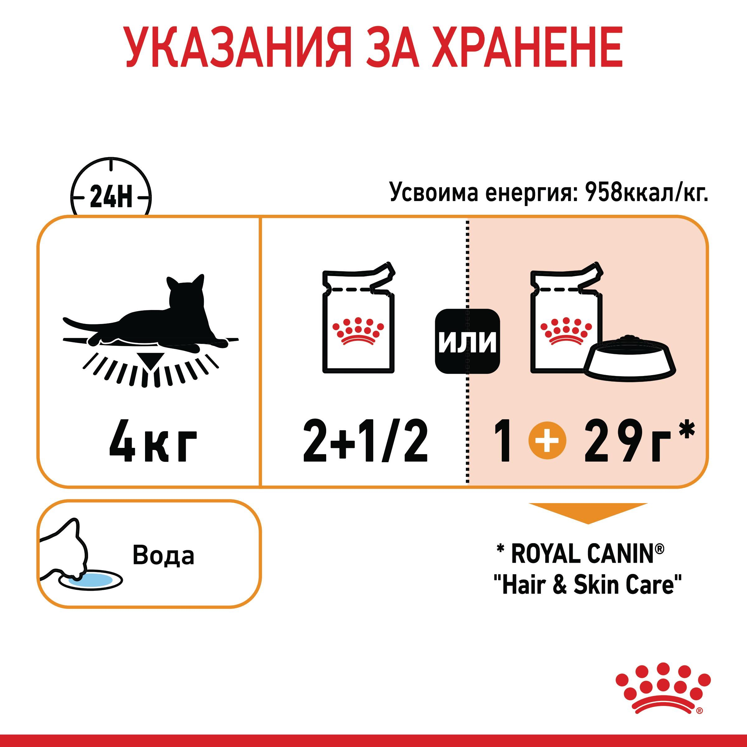 ROYAL CANIN® FCN CARE HAIR&SKIN 85g - изображение 7