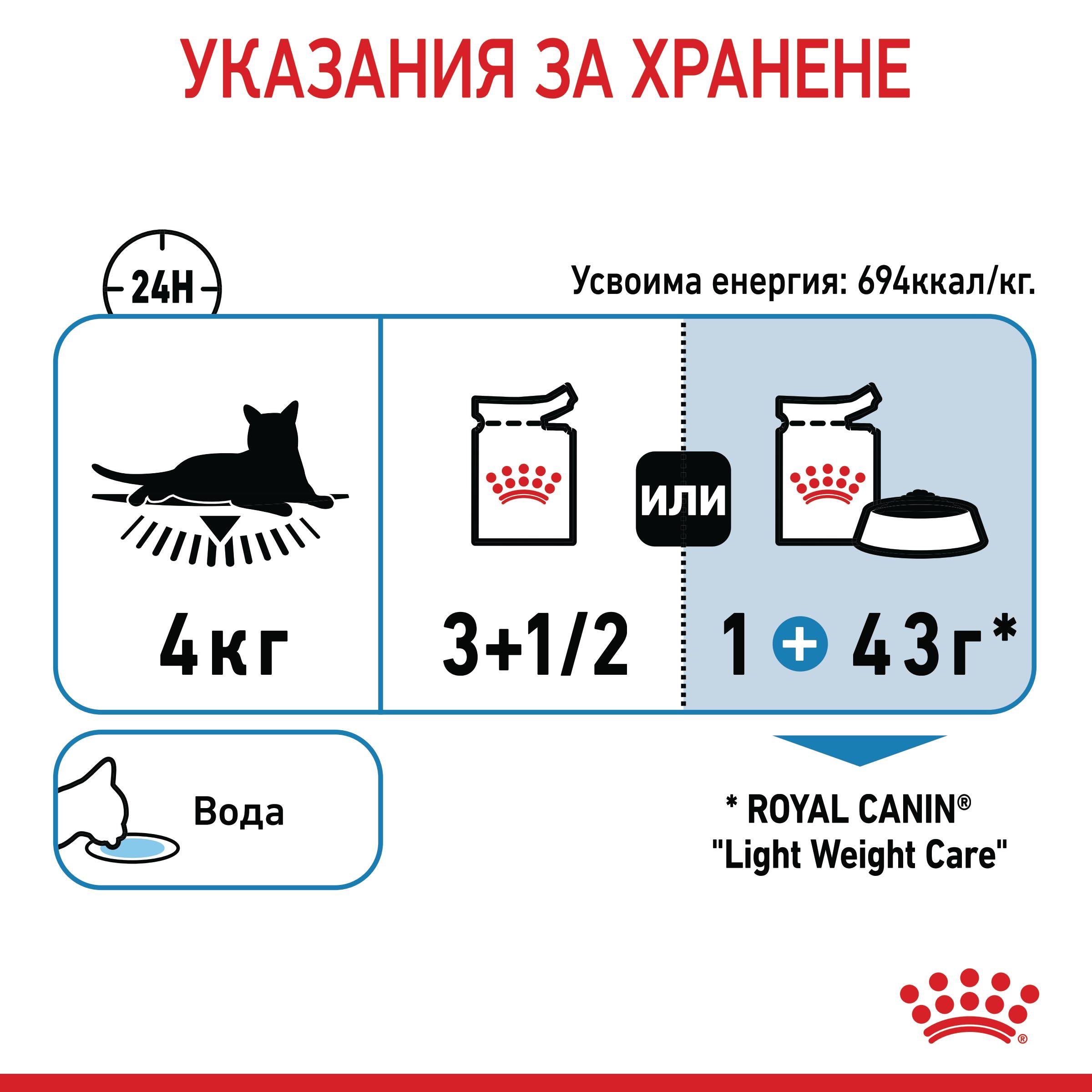 ROYAL CANIN® FCN LIGHT WEIGHT CARE 85g - изображение 6