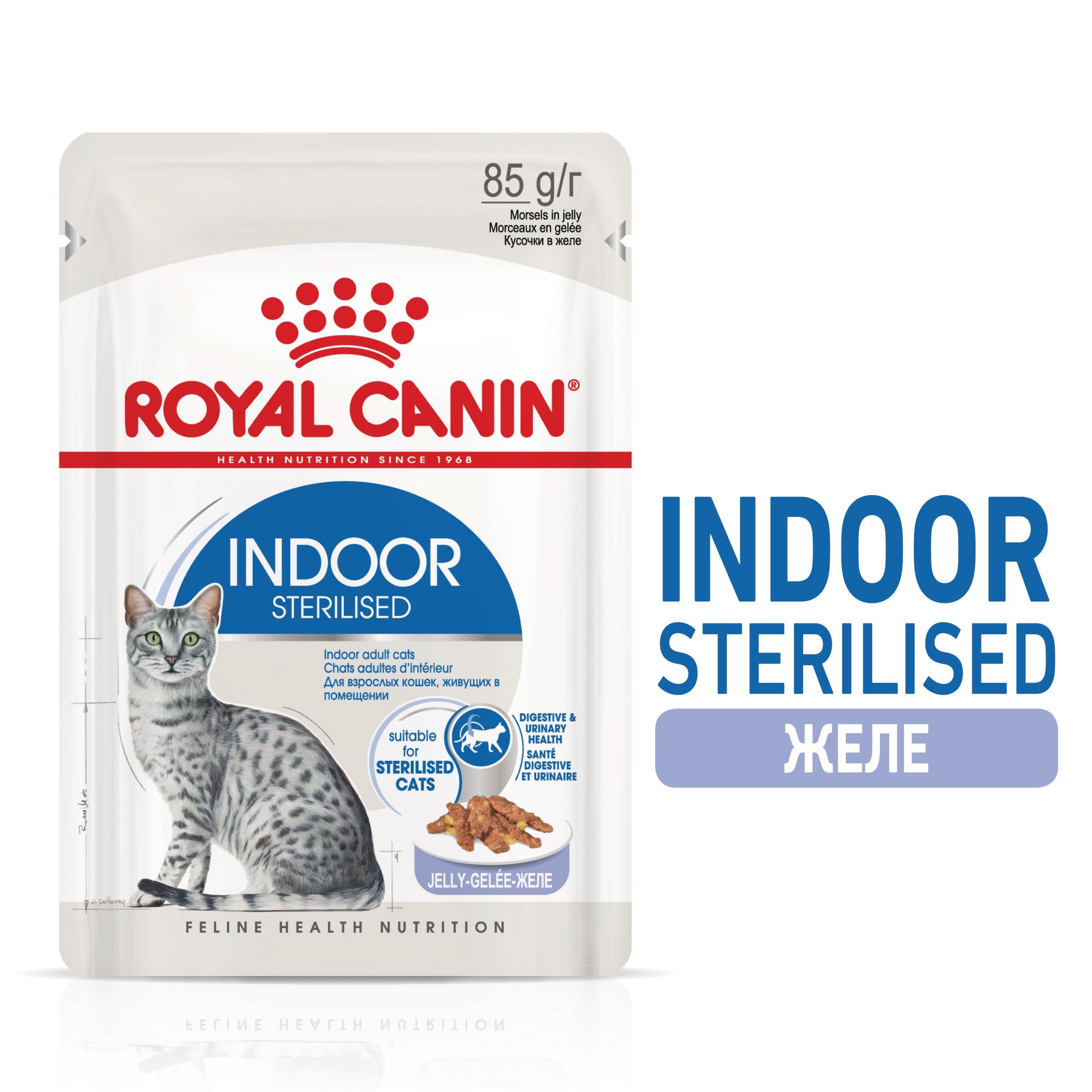ROYAL CANIN® FHN INDOOR snacks in jelly 85g - изображение 1