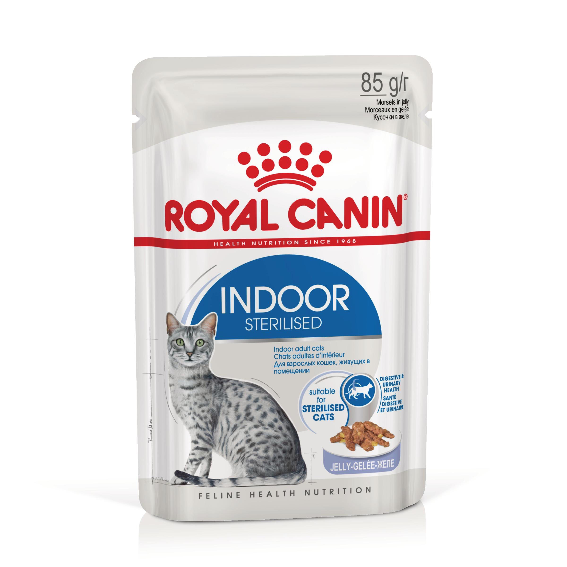 ROYAL CANIN® FHN INDOOR snacks in jelly 85g