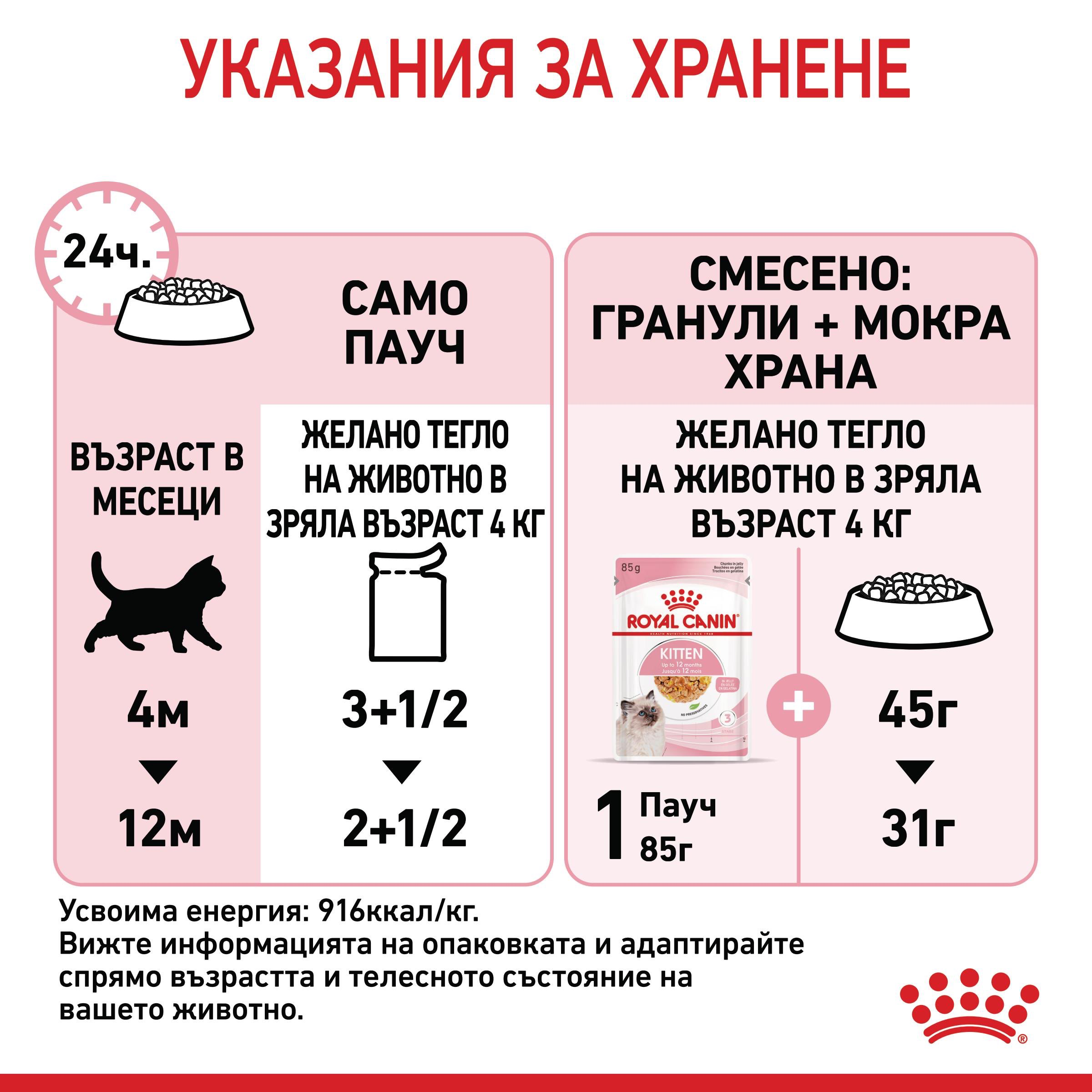 ROYAL CANIN® FHN KITTEN хапки в желе 85г - изображение 5