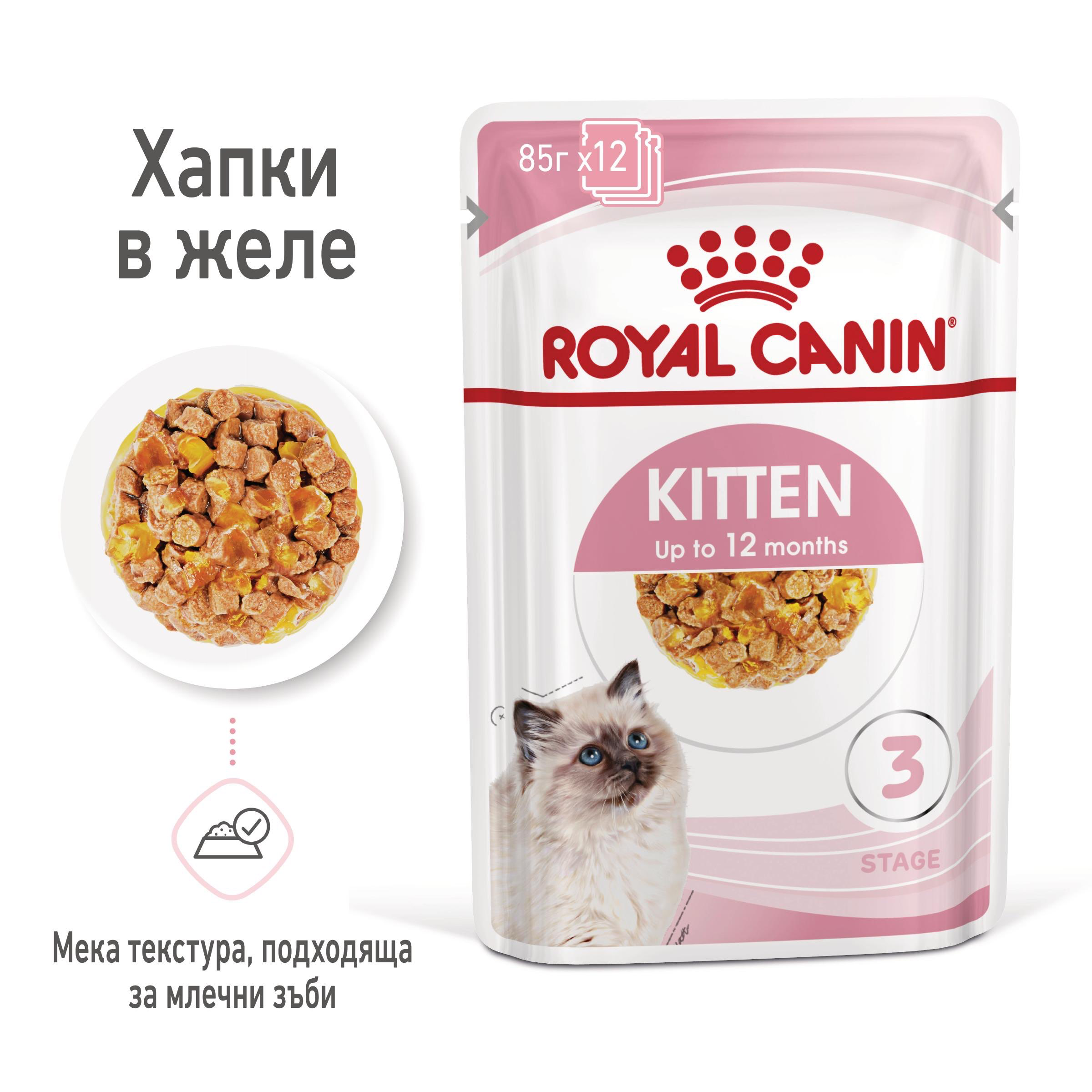 ROYAL CANIN® FHN KITTEN хапки в желе 85г - изображение 2