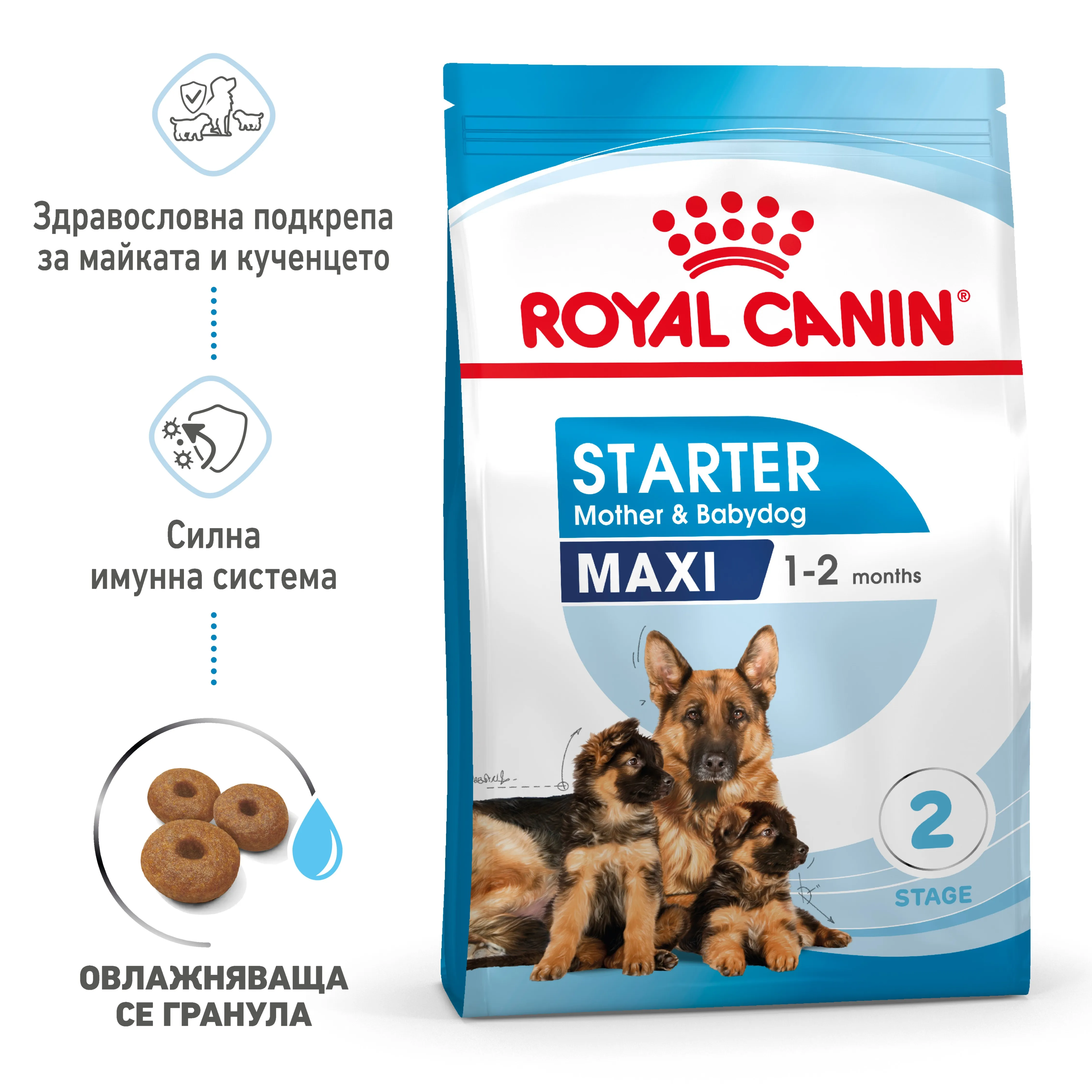 ROYAL CANIN® SHN MAXI STARTER MOTHER & BABYDOG 15кг