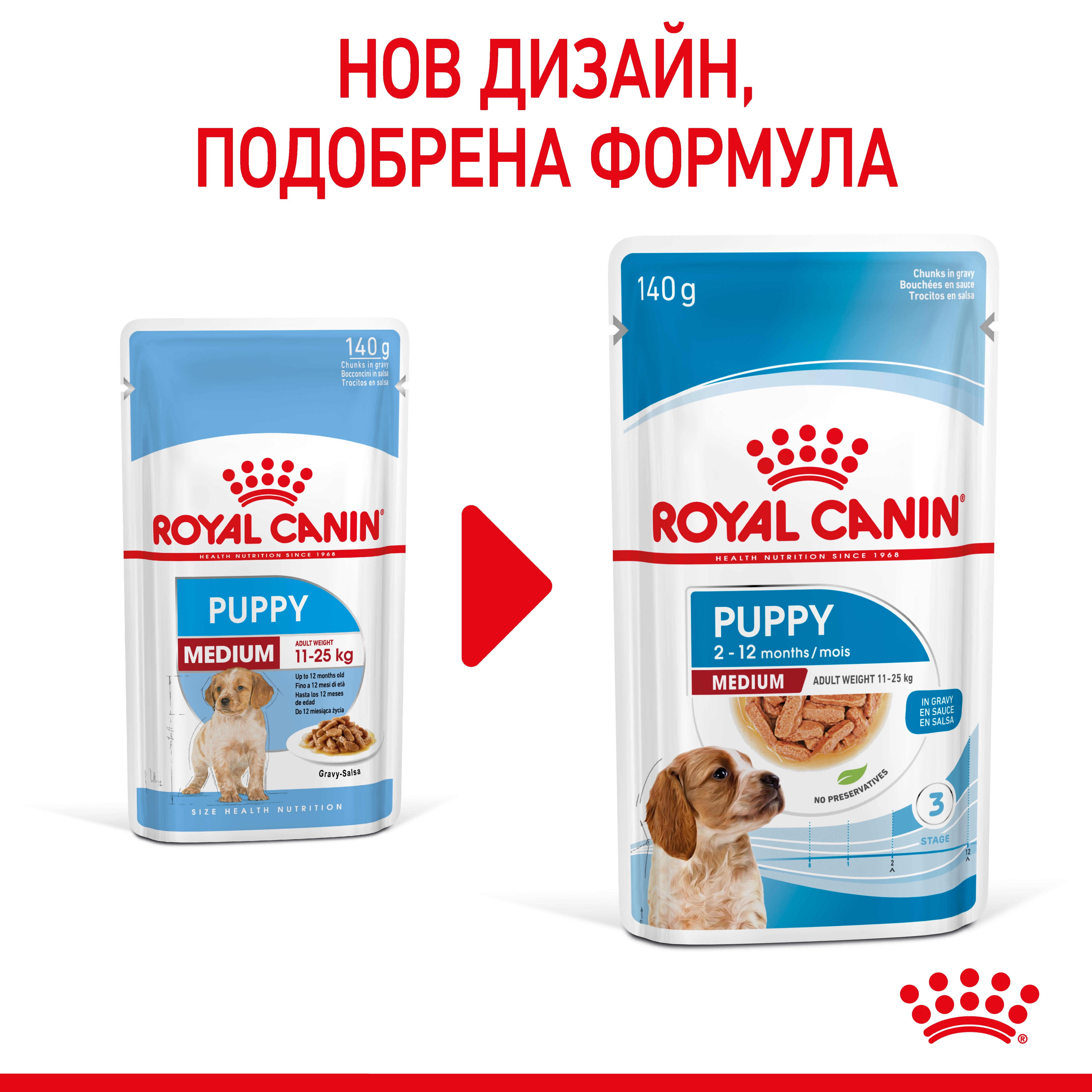 ROYAL CANIN® SHN MEDIUM PUPPY kibbles in a 140g bag - изображение 9