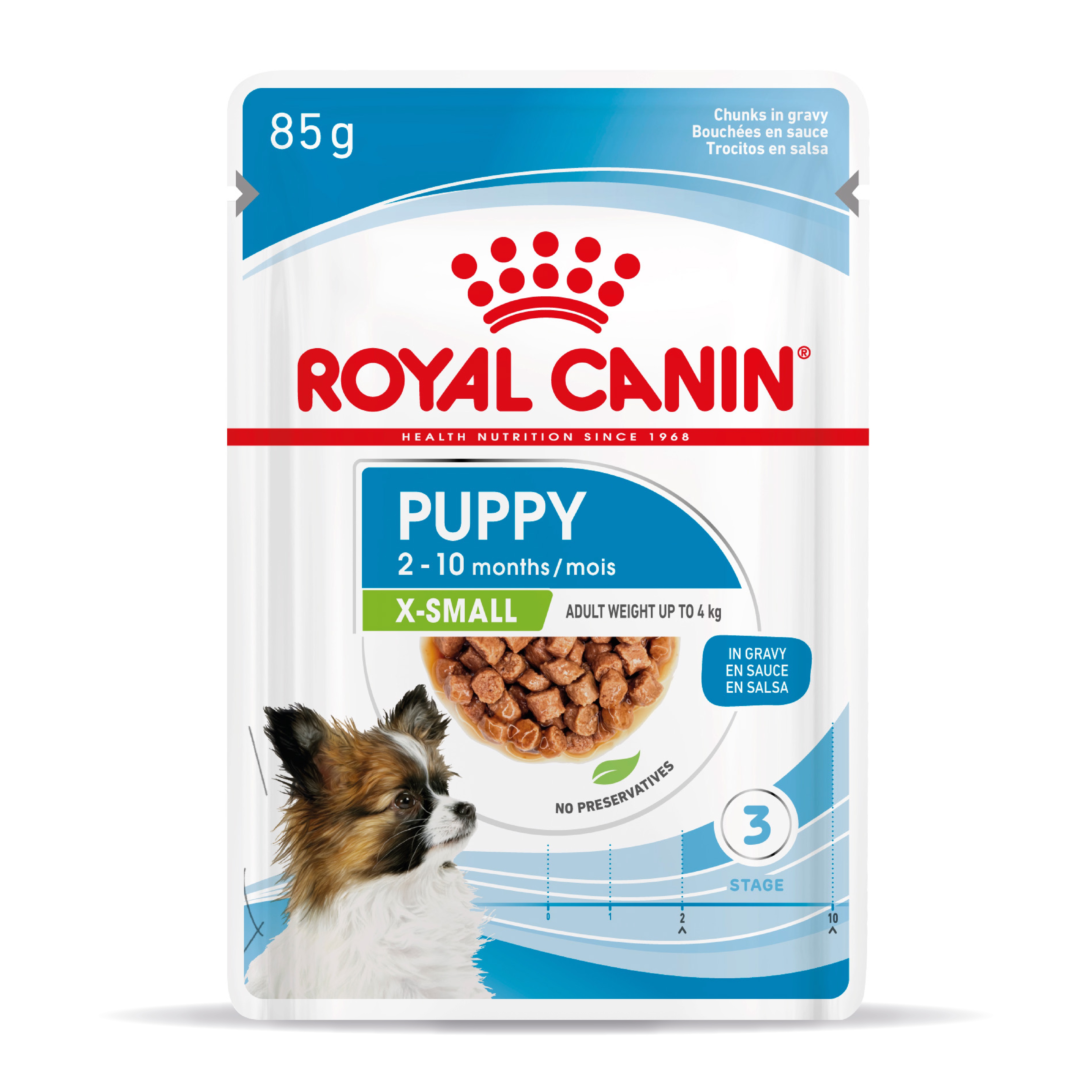 ROYAL CANIN® SHN X-SMALL ADULT snacks in a 85g bag
